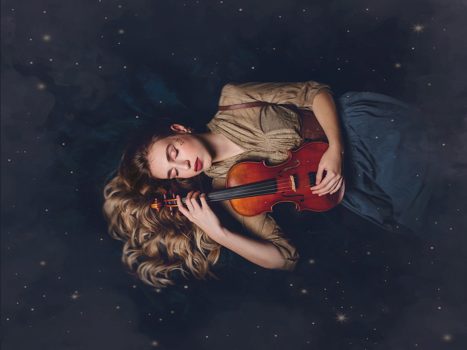 Sesión de cuento con violín - Estudio Felipe