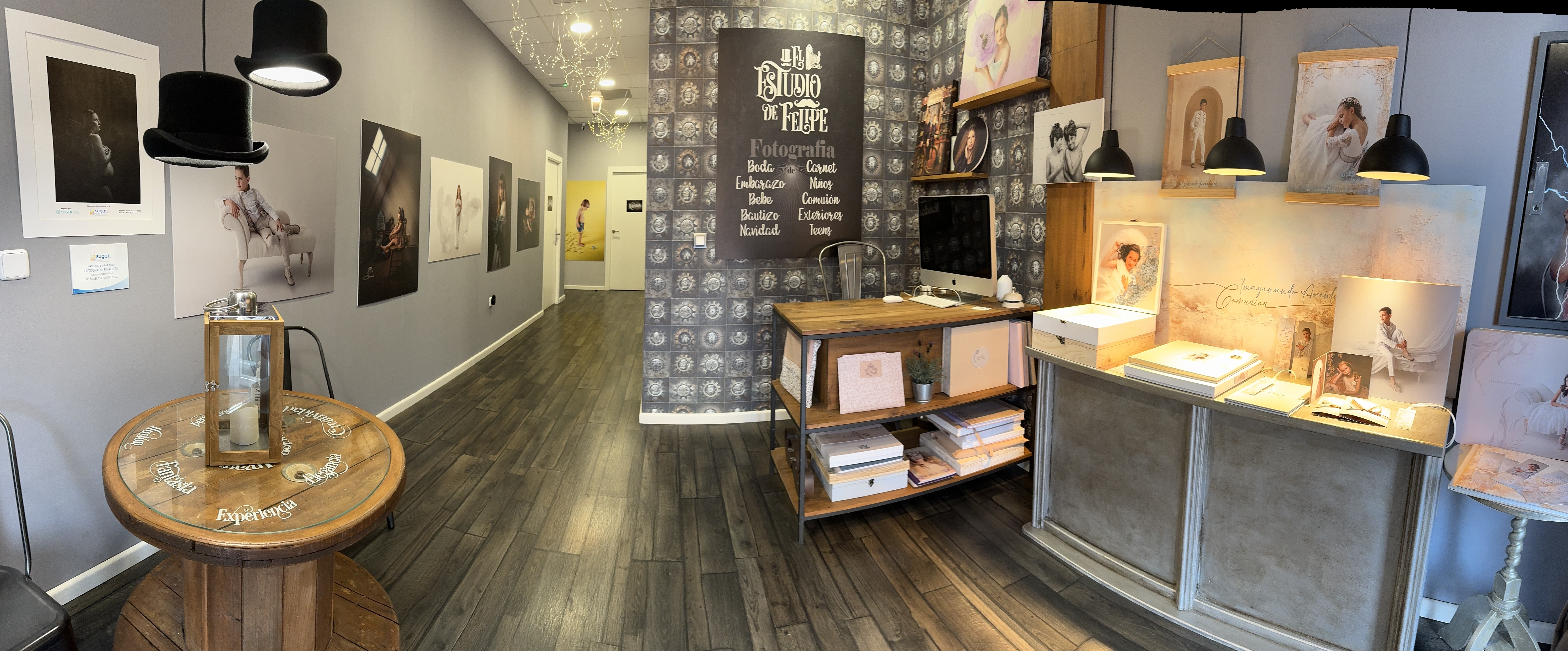 Interior del estudio de fotografía El Estudio de Felipe, Cartagena