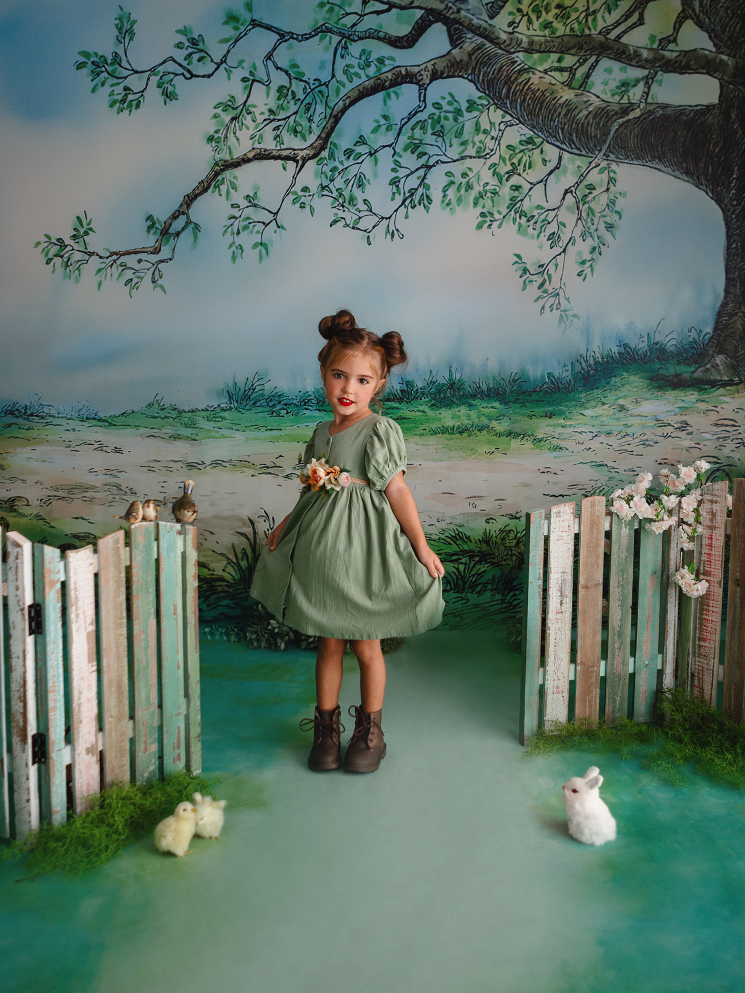 Niña en el bosque - Sesión al aire libre